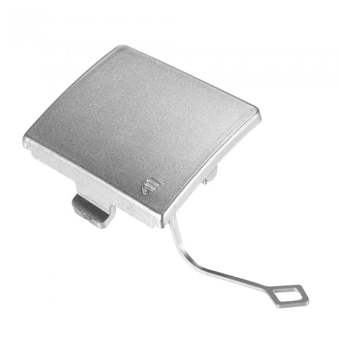 A ABSOPRO 車の牽引フックアイホールカバーキャップ Mer cedes-Be nzに対応 R350に対応 2011-2012 耐久性 プラスチック シルバートーン リアバ ンパー