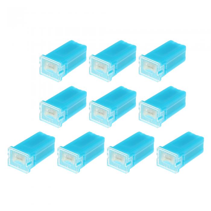 A ABSOPRO 標準ボックス型ヒューズ 20A ユニバーサル ピックアップ トラック 車 SUV用 耐久性 プラスチック 金属 ブルー 10個