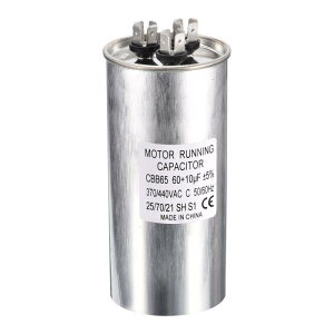 PATIKIL ファン始動コンデンサ 60+10uF 370VAC 440VAC CBB65 環状運転コンデンサ 空調用 冷熱ポンプ 凝縮器 ストレート