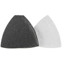 uxcell サンドペーパーフック 三角砂パッド 3-1/2"揺動多工具 炭化ケイ素 ウェット/ドライ使用 80グリット 10個入り