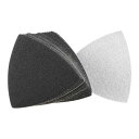uxcell サンドペーパーフック 三角砂パッド 3-1/2"揺動多工具 炭化ケイ素 ウェット/ドライ使用 120グリット 30個入り