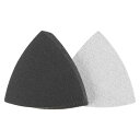 uxcell サンドペーパーフック 三角砂パッド 3-1/2"揺動多工具 炭化ケイ素 ウェット/ドライ使用 180グリット 8個入り