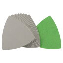 uxcell サンドペーパーフック 三角砂パッド 3-1/2"揺動多工具 炭化ケイ素 ウェット/ドライ使用 3000グリット 10個入り
