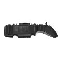 X AUTOHAUX フロント左バンパーブラケット Hyundaiに対応 Accent 2012-2017 86513-1R000に対応 プラスチック ブラック 1個