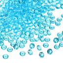 PATIKIL 1000個 アクリルダイヤモンド花瓶フィラー プラスチック製 10mm 偽の水晶ジェム ウェディングテーブル散布ダイヤモンド ウェディングデコレーション ブ ライダルシャワーパーティー 写真撮影用小道具 スカイブルー