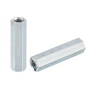 uxcell カプラーナット 六角スレッドロッド カーボンスチール製 家具 工場用 M12x15x60mm 12個入