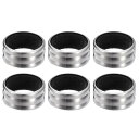 uxcell ワインボトル首輪 ステンレス鋼ワインドリップリング 40 mm x 19 mm 漏れ防止リングドリップストッパー ワインボトル ワインストップアク...