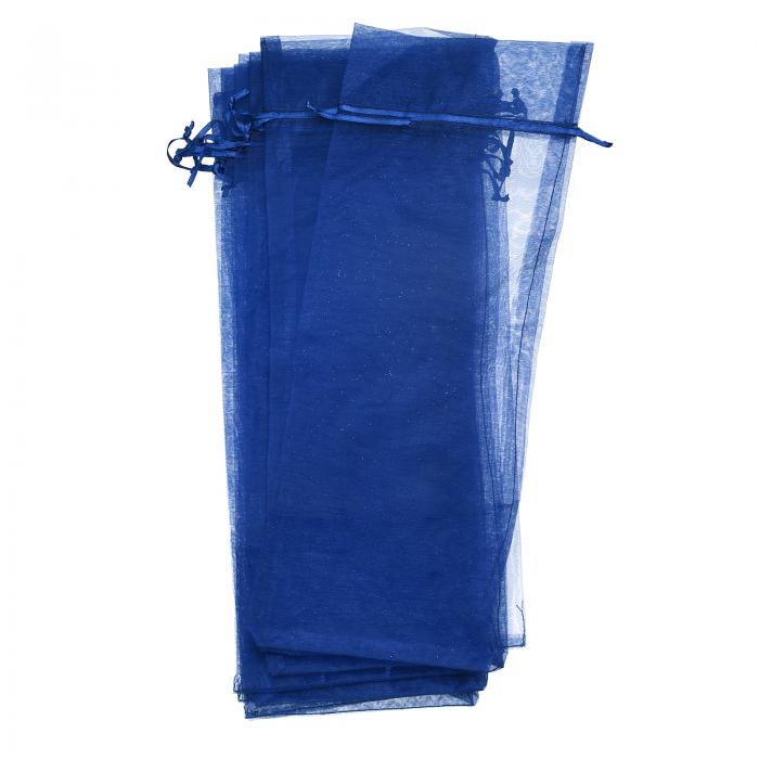 uxcell オーガンジー ワイン袋 薄手のメッシュ オーガンジー ワイン包装袋 巾着ワインギフトポーチ付き ボトル用 誕生日 結婚式のパーティー 37 x 1...