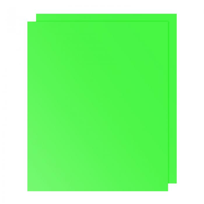uxcell 3Dパフ熱伝達ビニール HTV ビニールヒートプレスフィルムアイロン 暗闇で光るパフィー Tシャツ 生地 DIY用 30 cm x 25 cm 緑 2個