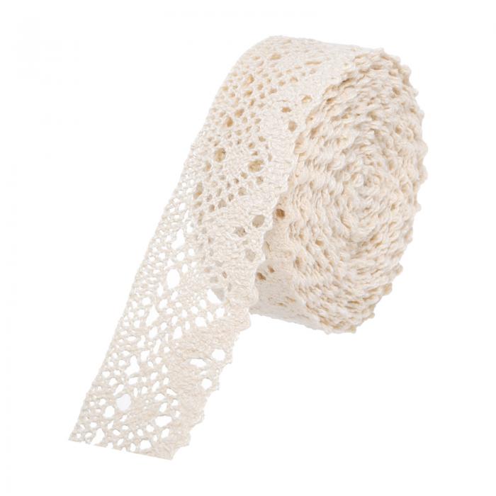 uxcell レースリボン コットンレーストリム クラフト ギフトラッピング カチューシャ ウェディング用 スタイル12 9 M 30 mm ベージュ