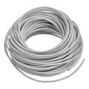 uxcell 丸いレザーコード 長さ10m 直径2mm おりものベルト 財布 バッグ 靴ひも DIY 工芸品 腕輪作り グレー