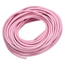 uxcell 丸いレザーコード 長さ10m 3 mm おりものベルト 財布 バッグ 靴ひも DIY 工芸品 腕輪作り ピンク