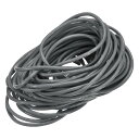 uxcell 丸いレザーコード 長さ10m 3 mm おりものベルト 財布 バッグ 靴ひも DIY 工芸品 腕輪作り グレー