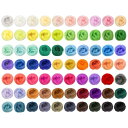 uxcell ニードルフェルティング羊毛 70カラー/7.4Oz 自然繊維ウール糸 ニードルフェルトハンド 羊毛フェルト糸用品 DIYクラフト材料用 3g/個