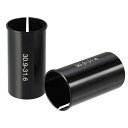 X AUTOHAUX 30.9 mm から 31.6 mm 自転車 バイク シートポスト チューブ アダプタ シートポスト 削減 スリーブ アダプタ アルミ合金 黒 2 個