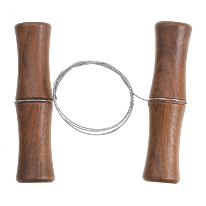 uxcell ワイヤー粘土泥切断ツール ワイヤークレーカッター カーリーカットオフツール チーズ生地切断ツ..