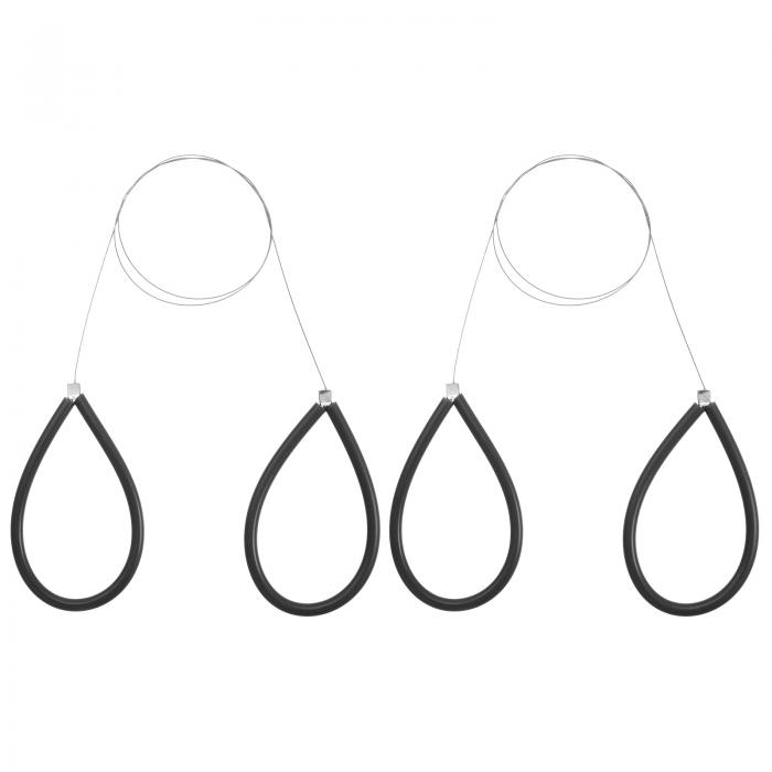 uxcell ワイヤー粘土泥切断ツール ワイヤークレーカッター カーリーカットオフツール チーズ生地切断ツ..