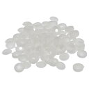uxcell ヒンジ付きネジカバーキャップ プラスチック 折りネジスナップカバー ワッシャーフリップネジ保護カバー 4mm M2 M3 M4 ネジ用 150個入...