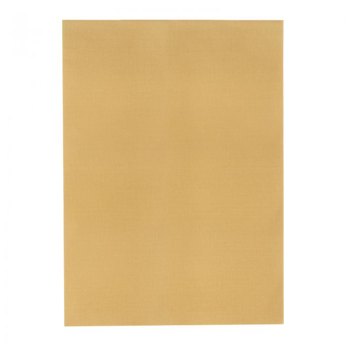 uxcell 14カウント クロスステッチ 布クロスステッチ 生地 クラシック リザーブ刺繍布 クラフト刺繍 ハンドメイド針仕事 DIY手芸用 カーキ 500 x 700mm