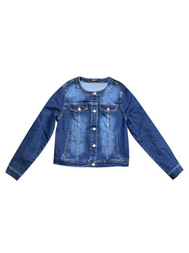 Allegra K ジャケット ジージャン レディース デニムジャケット 体型カバー ショート 着痩せ カジュアル 大人 通勤 通学 普段着 お出かけ ロングシーズン ディープブルー XL Allegra K ジャケット ジージャン レディース デニムジャケット 体型カバー ショート 着痩せ カジュアル 大人 通勤 通学 普段着 お出かけ ロングシーズン ディープブルー XL