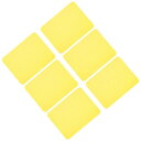 uxcell アイロン接着ワッペン 生地補修パッチ アイロン接着布 衣類の補修 ズボン バッグの穴補修装飾用 6個 イエロー 125x95 mm