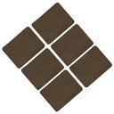 uxcell アイロン接着ワッペン 生地補修パッチ アイロン接着布 衣類の補修 ズボン バッグの穴補修装飾用 6個 ブラウン 125x95 mm