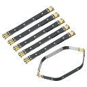 uxcell 金属製内部フレックスフレーム 180 mm x 14 mm ヘキサゴンロックフレーム キスロッククラ スプバッグフレーム ハードウェアの交換 DI...