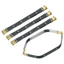 uxcell 金属製内部フレックスフレーム 200 mm x 14 mm ヘキサゴンロックフレーム キスロッククラ スプバッグフレーム ハードウェアの交換 DI...