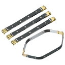 uxcell 金属製内部フレックスフレーム 180 mm x 14 mm ヘキサゴンロックフレーム キスロッククラ スプバッグフレーム ハードウェアの交換 DI...