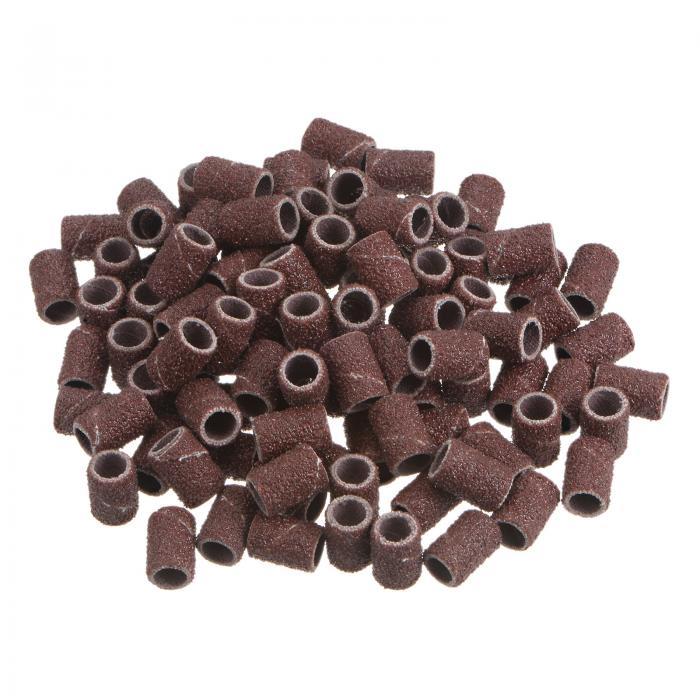 uxcell サンディングドラム 6 mm ミニサンディングスリーブ 80グリット サンディングバンド ドラムサン..