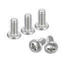 uxcell なべ頭機械ネジ #8-32x9.53 mm 304ステンレス鋼 18-8ネジ プラスドライブ 全ねじ ブライトフィニッシュ 100個(4)