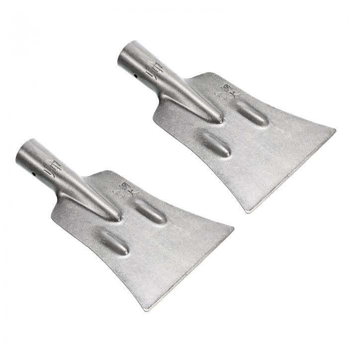 PATIKIL 265 mm ガーデンシャベル 2個 屋外掃除スペード 除草シャベル スチール フラット アイスシャベ..