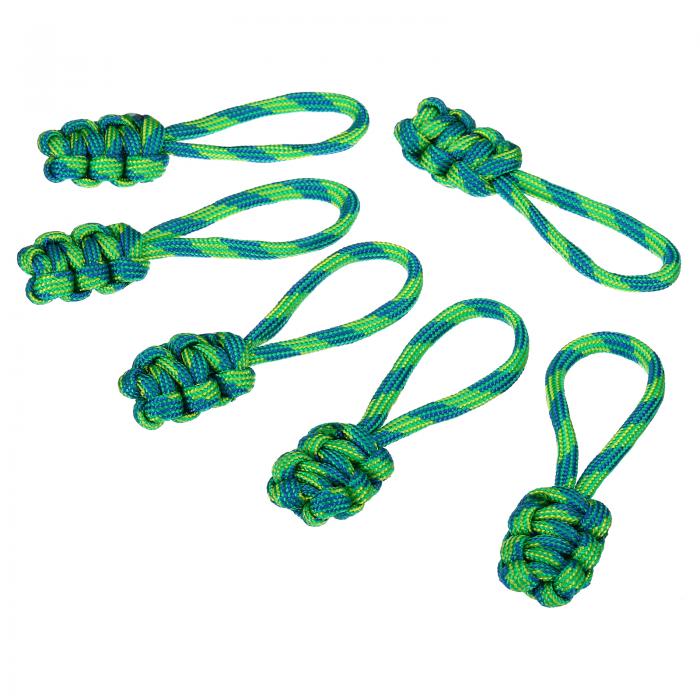 PATIKIL ジッパープル交換 10個 延長コードハンドル プルタブエクステンダー修正 フィクサースライダーヘッド修理キット 荷物用 ブルー グリーン ミック...