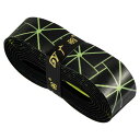 PATIKIL 1.8 M ラケットオーバーグリップ ダンピングリッジ付き PU テニスグリップテープ 厚く ノンスリップ 吸収汗 バドミントン釣り竿用 グリーン