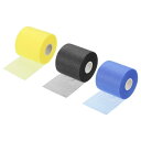 PATIKIL 27 M x 7 cm バドミントングリップクッションラップ 3個 PE テニスラケットグリップテープ バッキングフィルム ハンドル滑り止めクッ...