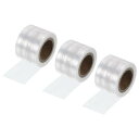 PATIKIL 25 M x 3 cm バドミントングリップクッションラップ 3個 PE テニスラケットグリップテープ バッキングフィルム ハンドル滑り止めクッ...
