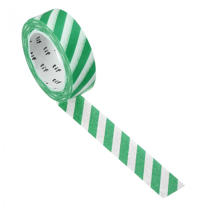 PATIKIL ホログラフィック和紙テープ 15 mm x 10 M 1ロール 自己接着 ストライプパターン マスキングシ..