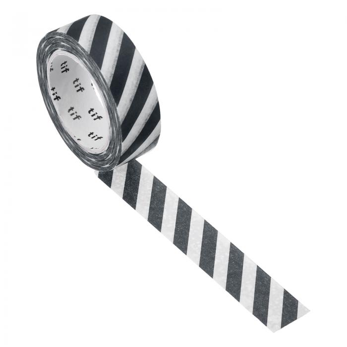 PATIKIL ホログラフィック和紙テープ 15 mm x 10 M 1ロール 自己接着 ストライプパターン マスキングシ..