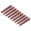 PATIKIL 35 mm ダーツシャフト ミディアム 2BAスレッド プラスチック ダーツステム ダーツアクセサリー スチールチップ用 15個 レッド