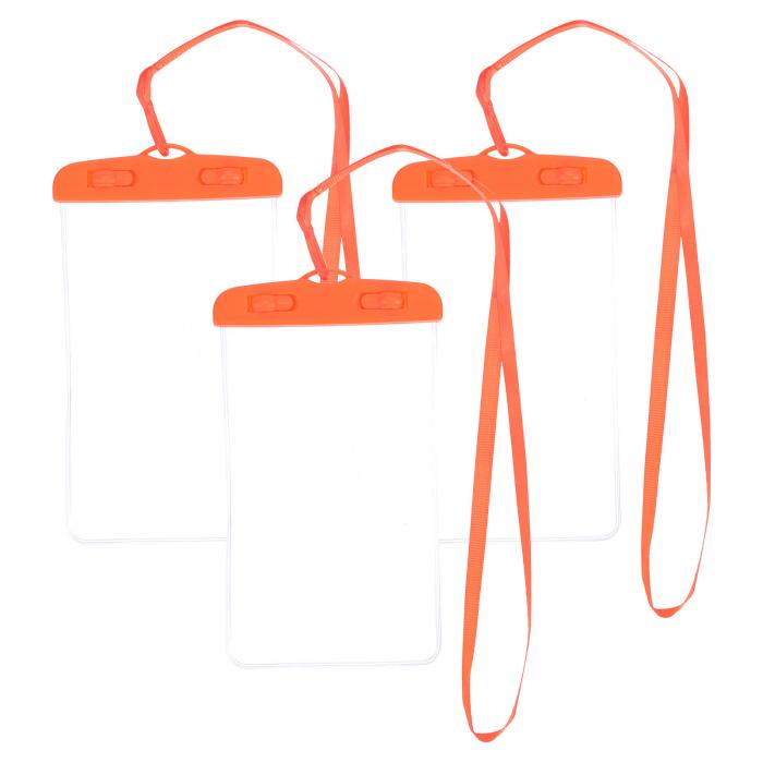 PATIKIL 防水電話ポーチ 3個 ユニバーサル 水中電話ケースバッグ フローティング保護カバーバッグ 水泳..