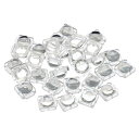PATIKIL LED凸レンズ 30個 60度光線角度 アクリル LED光学凸コンデンサレンズ 5050 LEDストリップ ランプ ビーズ用(3)