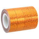 PATIKIL スパークルグリッターテープ 15 mm x 5 M 4個 ホログラフィックアート プリズムマスキングテープ 自己接着 DIYアートクラフトラッピ...