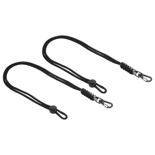 PATIKIL バッジランヤード スナップフック付き 48 cm 2個 編みこみ ネックキーホルダーストラップ 調節可能なコードロック 鍵 ホイッスル 財布用 グレー PATIKIL バッジランヤード スナップフック付き 48 cm 2個 編みこみ ネックキーホルダーストラップ 調節可能なコードロック 鍵 ホイッスル 財布用 グレー