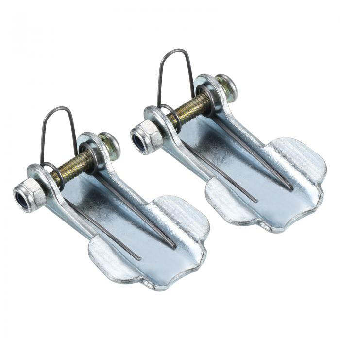 PATIKIL 42mm フック安全ロックキット 2個入り メタル 牽引レシーバ フック 交換 U字フックトレーラ シルバー色