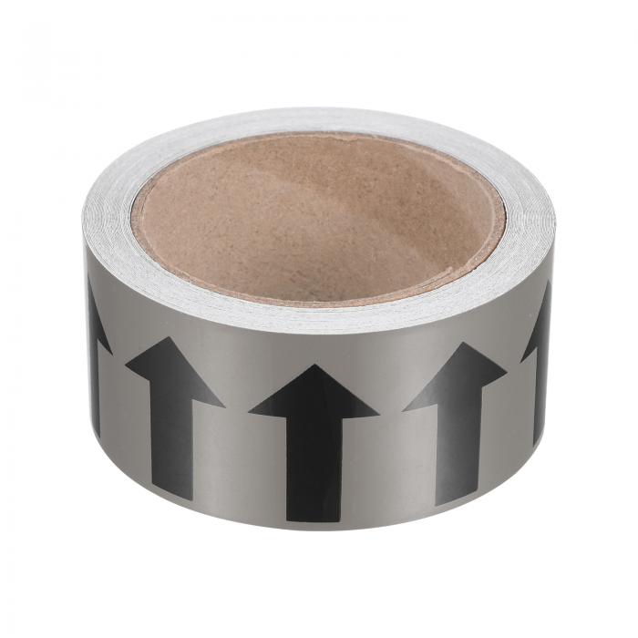 PATIKIL 流動矢印帯 フローアローテープ ポリエチレンパイプ マーキングステッカー 反射的なストリップ..