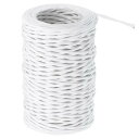 PATIKIL 50 M フローラルバインドワイヤー ラップ麻ひも 2 mm 花屋ワイヤー 鉄ワイヤー ペーパーカバー つるラッピング バインディングワイヤー ...