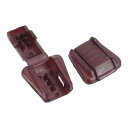 PATIKIL ジッパープルタブ 25個 コードエンド延長ジップフィクサー 18 mm バックパック ジャケット 荷物 財布 ハンドバッグ用 パープル