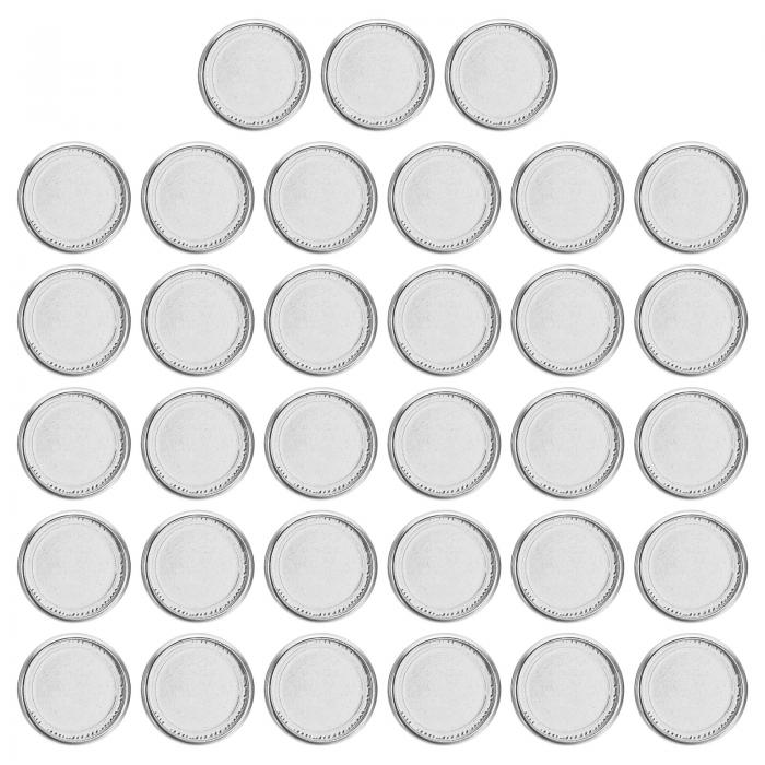 PATIKIL 28 mm プラスチック 本バインディングディスク 22個 ディスクバウンド 拡張ディスク メッキ ラウンド バインダーリング DIY ノートブック プランナー用 シルバー