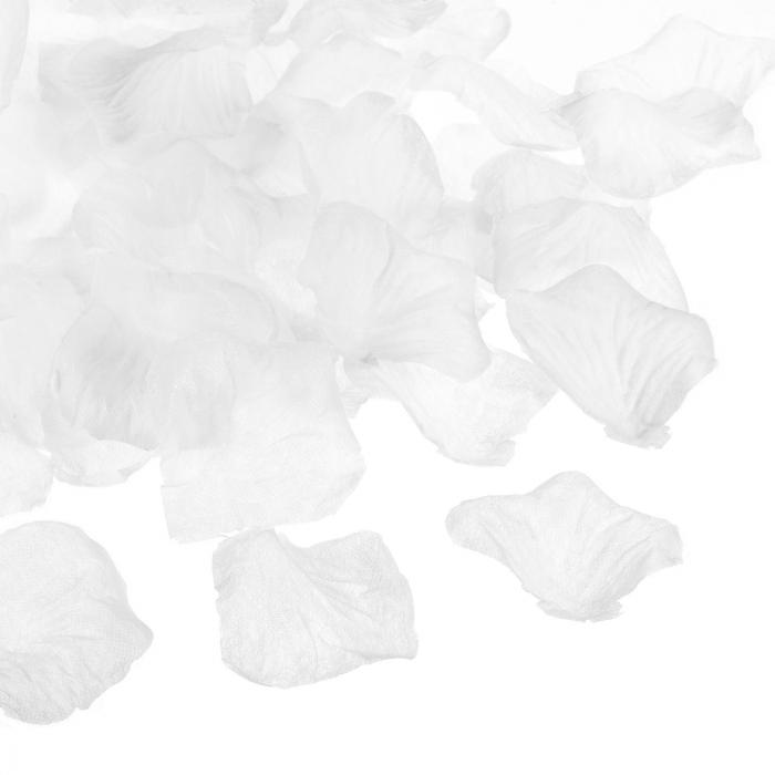 PATIKIL 人工バラ花びら 2000個 フェイクフラワー シルク花びら 装飾用品 記念日 結婚式 パーティーイベント装飾用 ホワイト