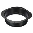 PATIKIL 250mm ダクト接続フランジ 乾燥機通気壁プレート 正方形-ラウンド直線ダクトプレート 暖房 冷房 換気扇用 ブラック